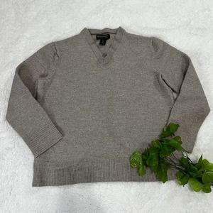 Banana Republic Extra Fine‎ Merino Size XL Grey Kids Wool Long Sleeve Sweater